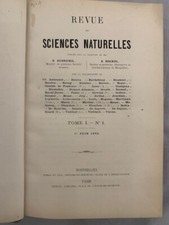 Dubreuil et Heckel : Revue des Sciences Naturelles. Tome I. No. 1. 1er Juin 1872