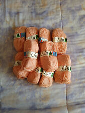 LOT DE 10 PELOTES DE LAINE PINGOUIN LIN ET ACRYLIQUE