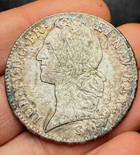Louis XV , écu argent au