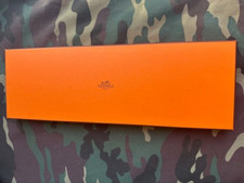 HERMÈS Boîte Cadeau Rectangulaire Vide ⇒ 37,70 x 12,70 x h 2,40 cm