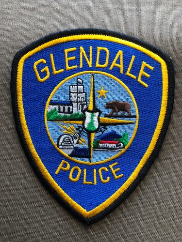 Police ancien patch - :,