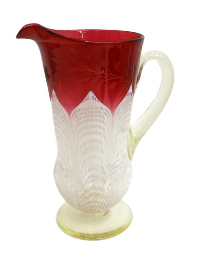Durand art glass cranberry red - art,