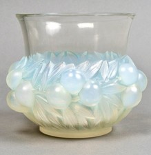 Vase Prunes Verre Opalescent