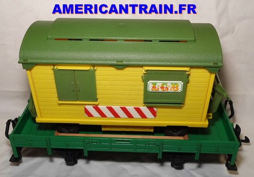 Wagon plateau vert - , avec