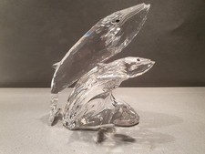 CRISTAL FIGURINE SWAROVSKI BALEINES 11 CM 1992 164 614