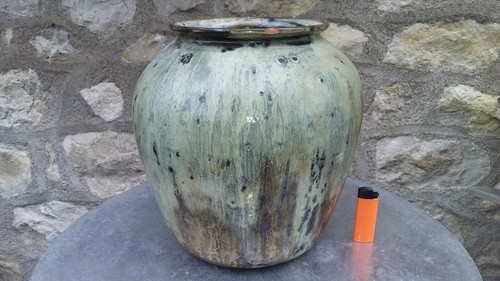 Rare ancien gros vase pot - vase,