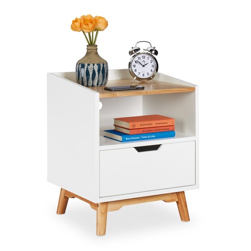 Table chevet blanche - table, de