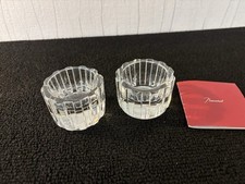 Lot 2 photophores en cristal de Baccarat Mod1