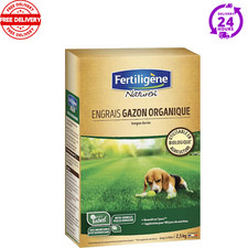 Fertiligène Engrais Gazon Organique 2,5 kg - Reverdit en 7 jours - 100 jours d..