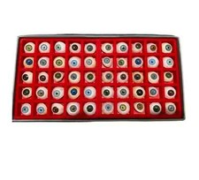Vintage Human Prothestic Eye 50 Pc Oeil Différent Teinte Ancien Verre Artificiel