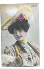 CPA carte postale ancienne 1er prix de beauté C de Villers belle femme à chapeau