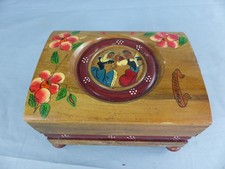 Ancienne boite a bijoux musicale MALLORCA , mouvement REUGE GRANADA  , testé OK