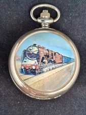 Montre à gousset mécanique skeleton “Train Bleu” 231 Nord – OK