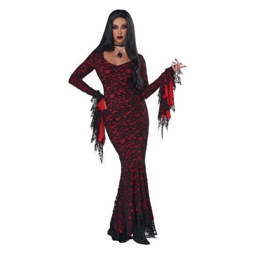 Robe vampire dentelle - vampire, en
