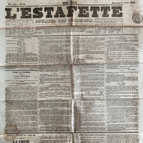 Journal estafette 02 - journal, l'estafette