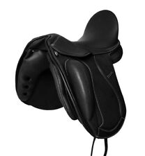 Selle de dressage Chester en cuir, plaque d'arçon interchangeable arçon polyflex