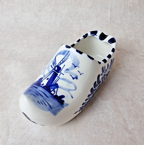 Cendrier vintage delft bleu - cendrier,