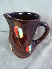 BEAU PICHET en faïence POËT