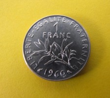 PIèce de 1 franc semeuse 1960 superbe a fdc