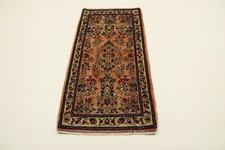 Tapis Oriental Super Sarough Noué À La Main ( 135 X 70 CM ) Neuf