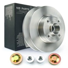 Disques de Frein Arrière 240mm Inclus Coussinet + ABS Renault Clio 3 Megane 2