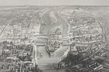 Paris au Moyen-âge gravure