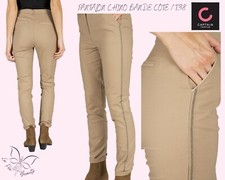 Pantalon chino bande côtée -