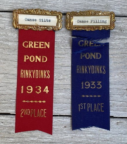 1930s green pond rinkydinks - green,