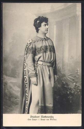Carte postale chanteur