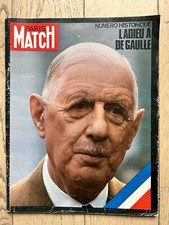 Revue Paris Match N°1124 Du 21/11/1970 Numéro Historique L’Adieu À De Gaulle