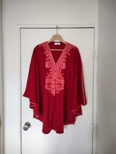 Tunique d'hiver bordeaux Style Oriental Taille L