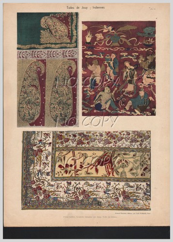 Broderies chinoises indiennes - chinoises,