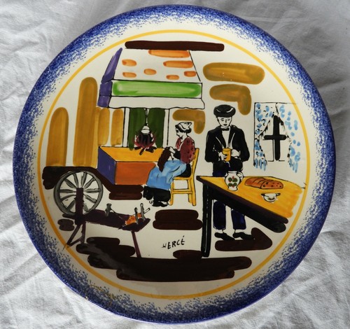 Assiette faïence pornic - assiette,