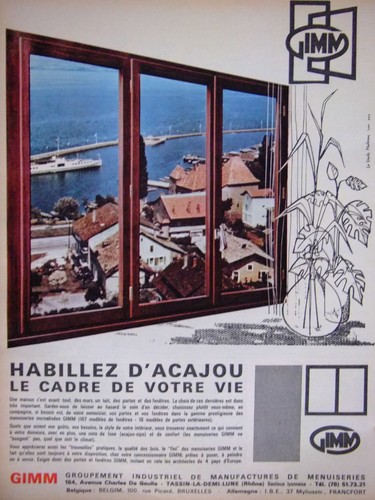Publicite 1966 portes - 1966, et