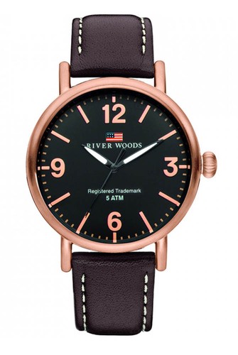 River woods montre - montre, marron