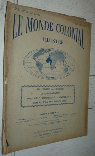 Monde colonial 1929 - monde,