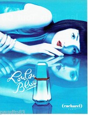 PUBLICITE ADVERTISING 016  1996  CACHAREL  eau de toilette  LOULOU BLUE