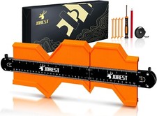 JOREST Connectable Jauge de Contour 25+12cm, Cadeau Pour Pere Homme Bricoleur