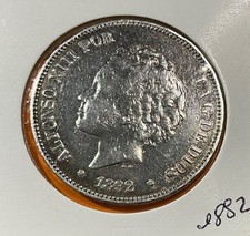 Espagne 5 Pesetas 1892 Alfonso
