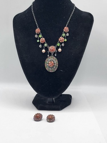 Parure collier boucles - et,
