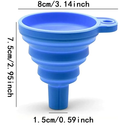 Entonnoir pliable silicone - entonnoir,