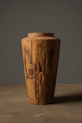 Vase bois bali - vase,