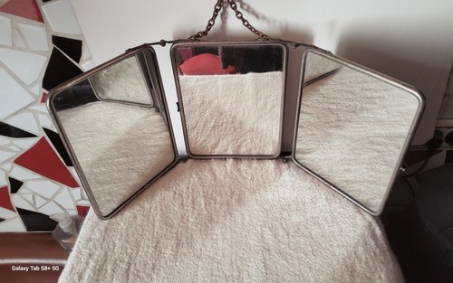Ancien miroir barbier - miroir, de