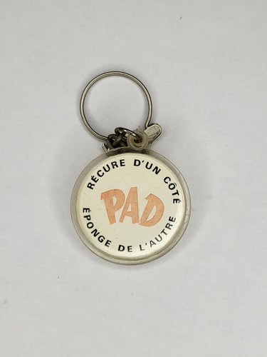 Porte clé ancien pad éponge - clé,