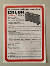 FICHE PRODUIT CALOR VINTAGE - RADIATEUR ELECTRIQUE MIAMI