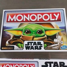 Jeu De Société Monopoly Star Wars Mandalorian  Disney Hasbro Complet 
