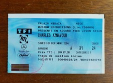 Ticket de concert Charles