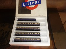 1/87 LILIPUT COFFRET WAGONS VOYAGEURS   RHEINGOLD  /NEUF D'EPOQUE