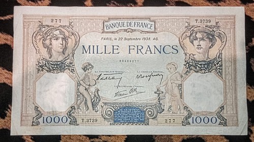 Billet 1000 francs cérès - 1000,