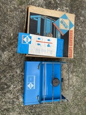 ancien rechaud 1 feu camping gaz lotus en boite d’origine gaz cartouche vintage 